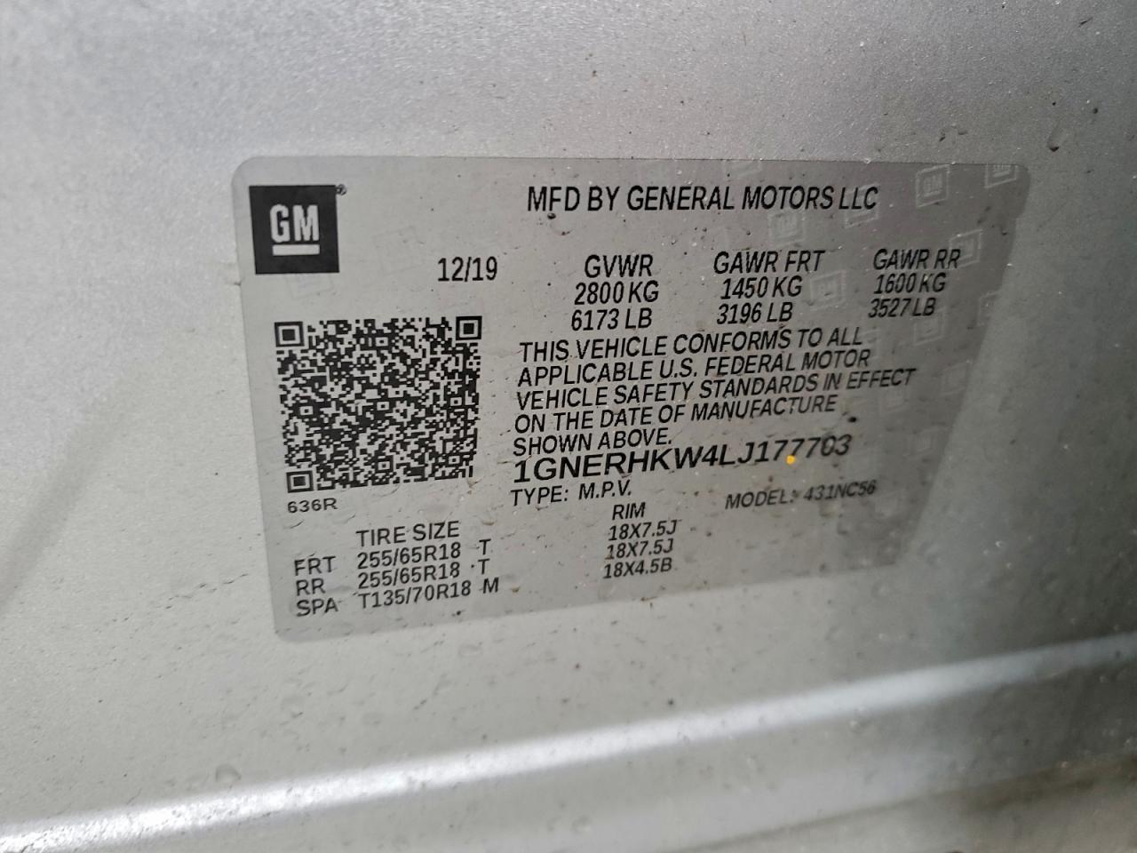 2020 Chevrolet Traverse Lt - zdjęcie 14