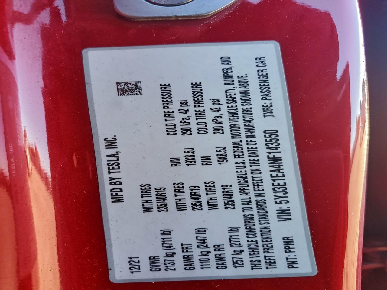 2022 Tesla Model 3 - zdjęcie 13