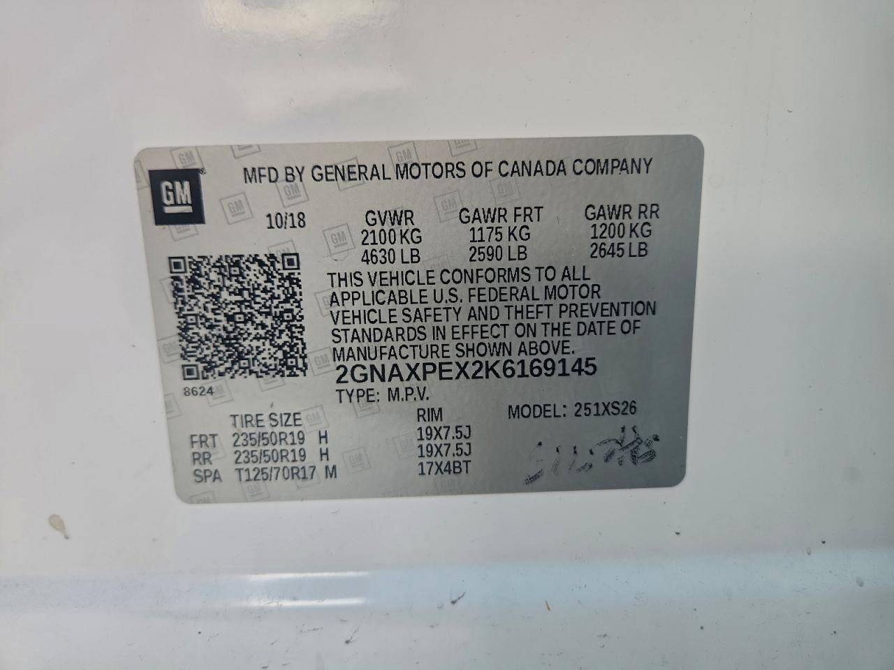 2019 Chevrolet Equinox Premier - zdjęcie 13