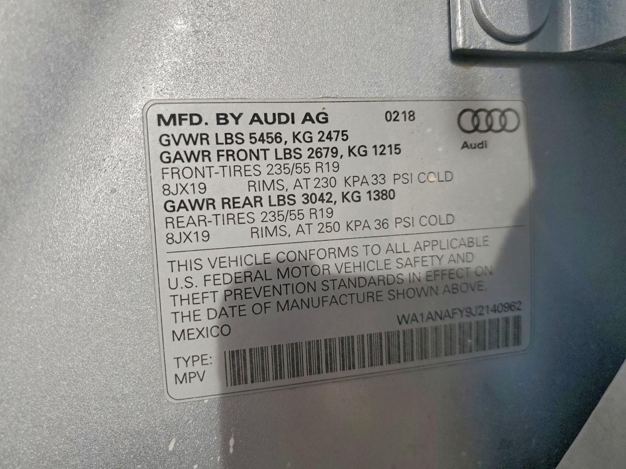 2018 Audi Q5 - zdjęcie 13