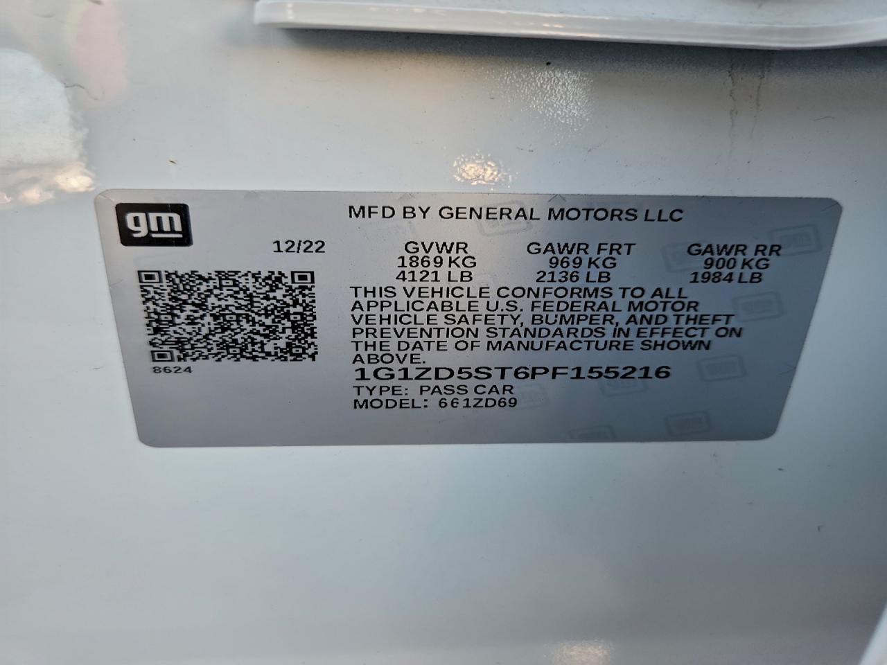 2023 Chevrolet Malibu Lt - zdjęcie 12