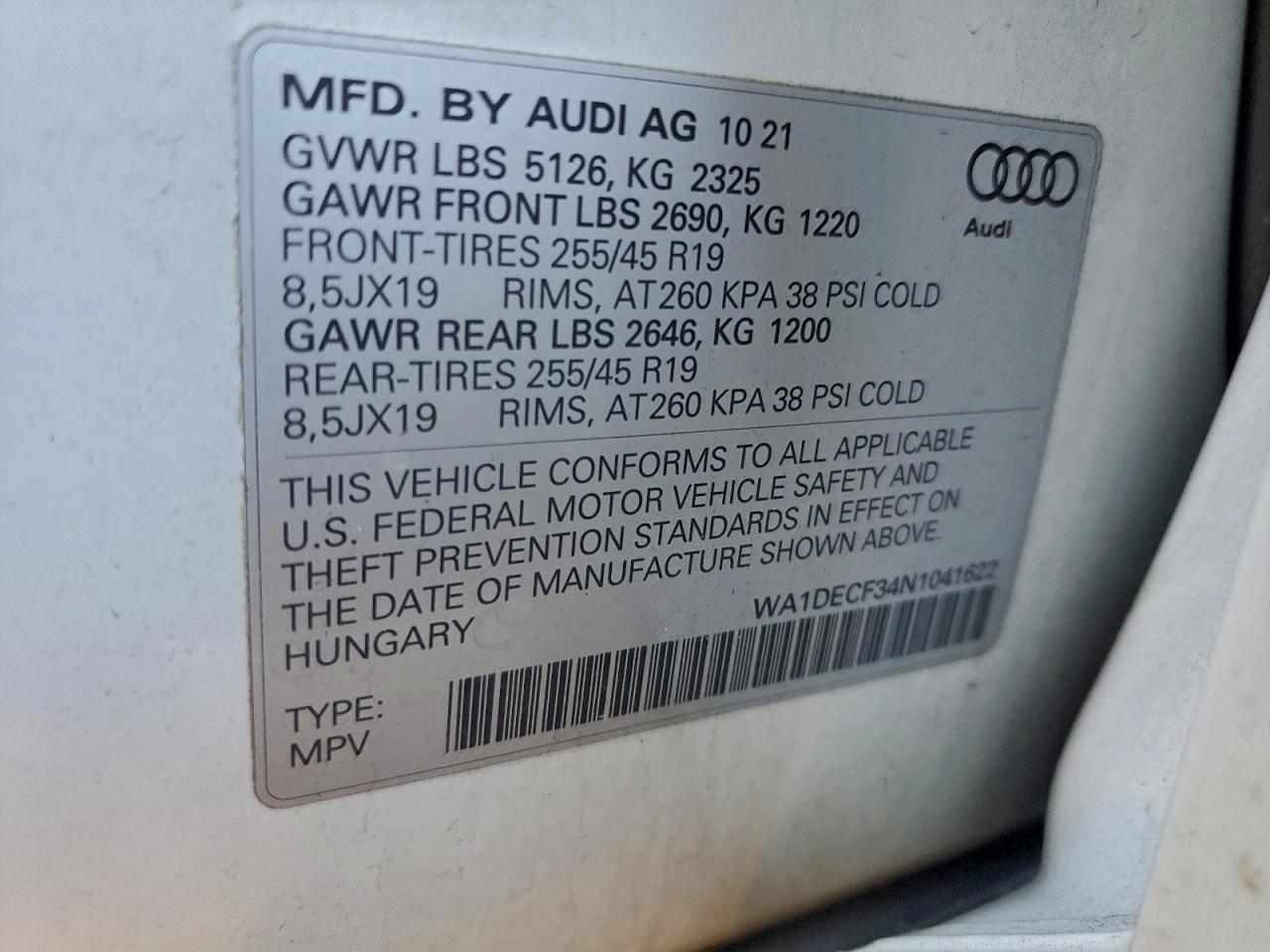 2022 Audi Q3 Premium S Line 45 - zdjęcie 12