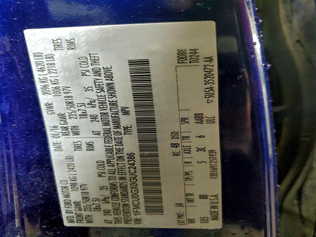 2016 Ford Escape Se - zdjęcie 12