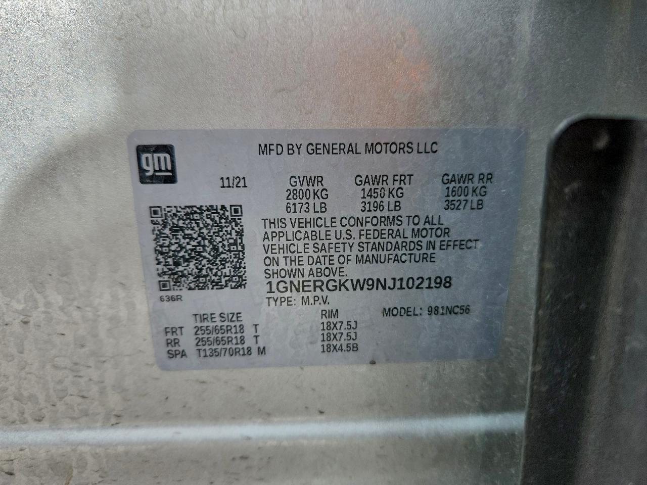 2022 Chevrolet Traverse Lt - zdjęcie 14