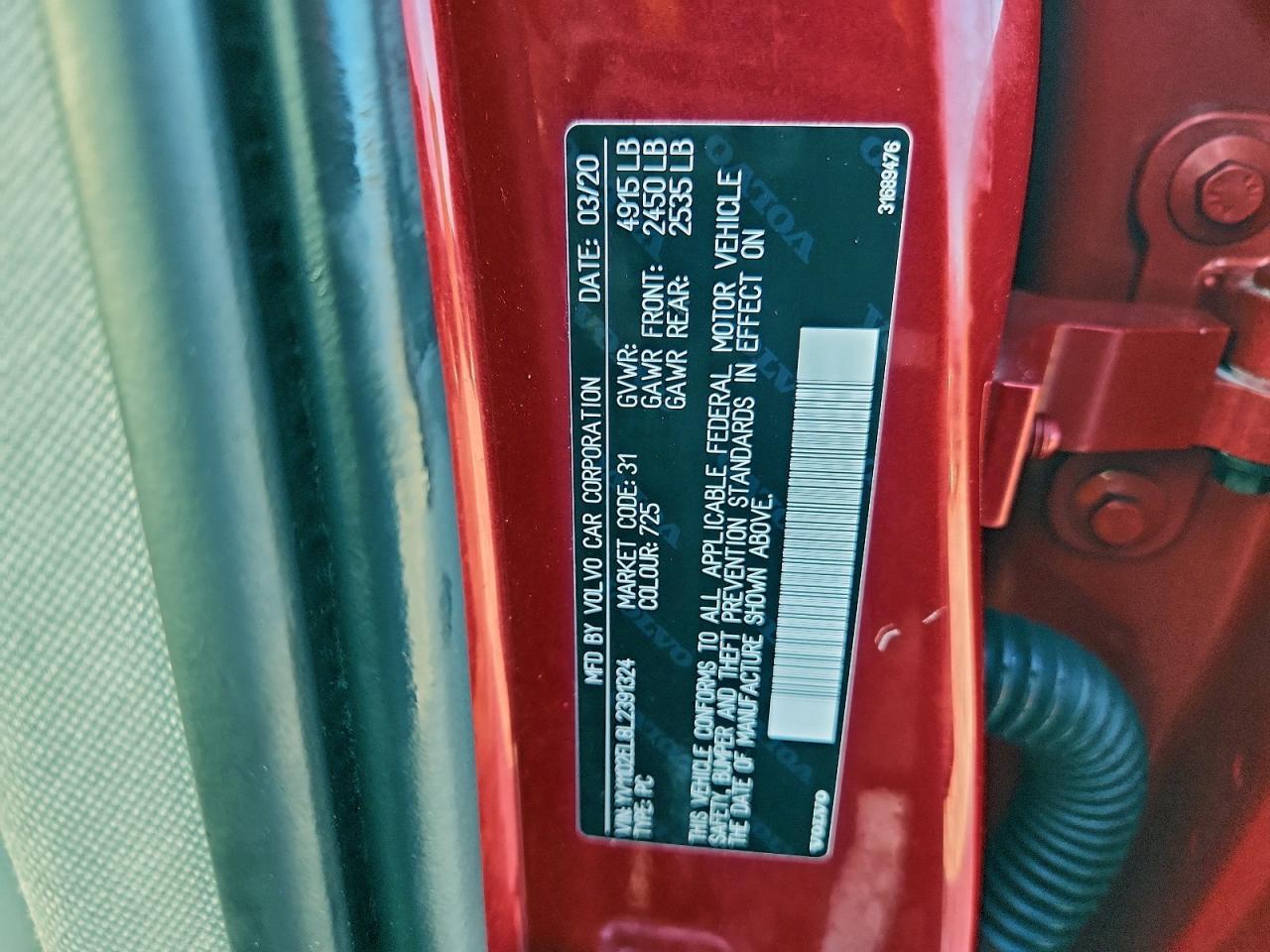 2020 Volvo V60 T5 Inscription - zdjęcie 12