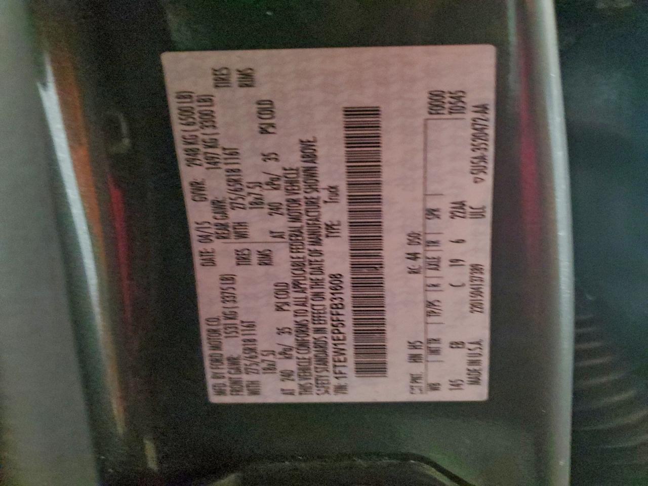 2015 Ford F150 Supercrew - zdjęcie 12