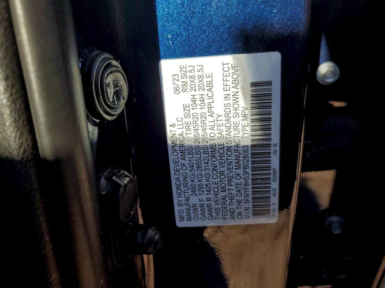 2023 Honda Passport Exl - zdjęcie 13