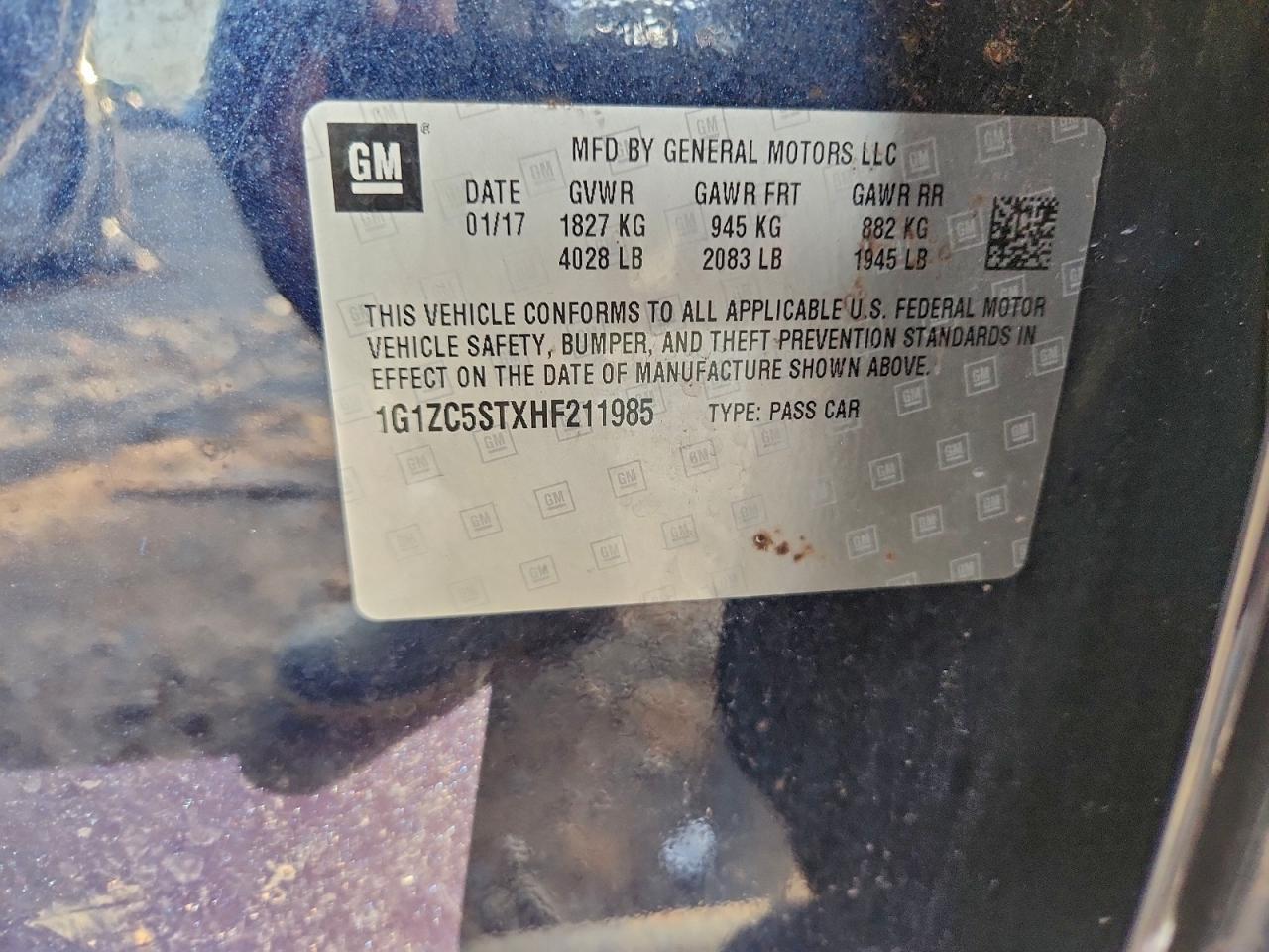 2017 Chevrolet Malibu Ls - zdjęcie 12