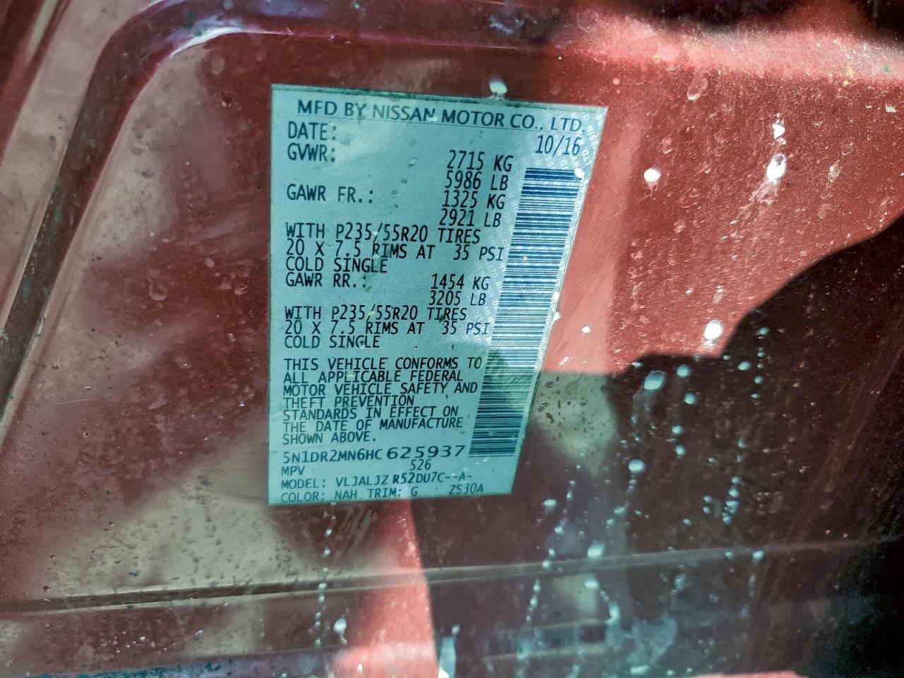 2017 Nissan Pathfinder S - zdjęcie 13