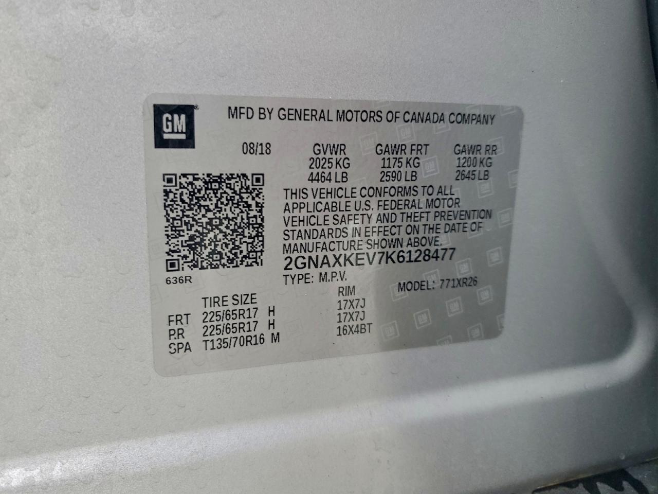 2019 Chevrolet Equinox Lt - zdjęcie 14