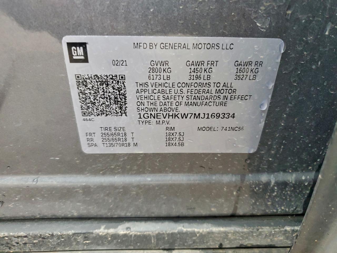 2021 Chevrolet Traverse Lt - zdjęcie 13