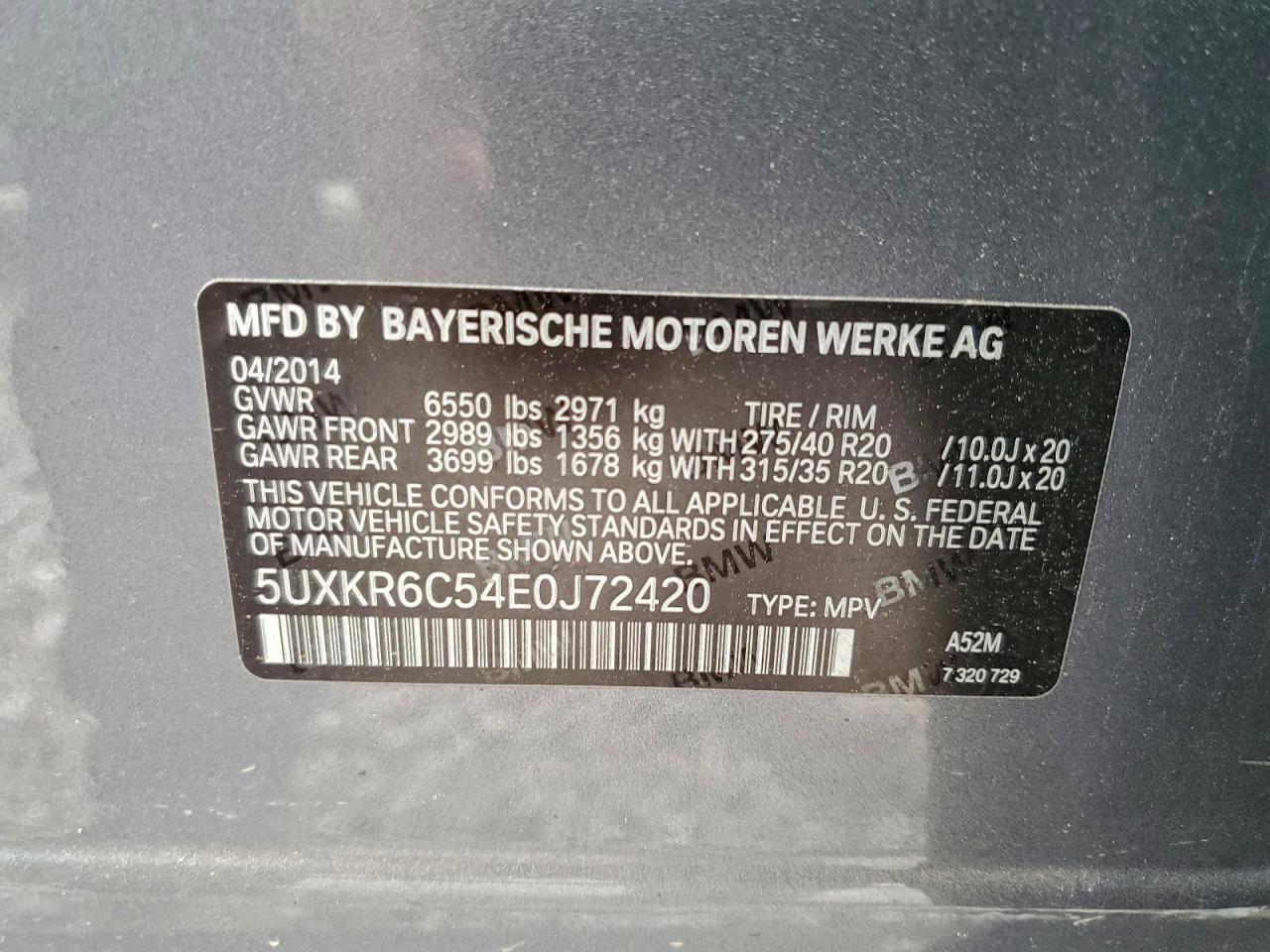 2014 BMW X5 xDrive50I - zdjęcie 13