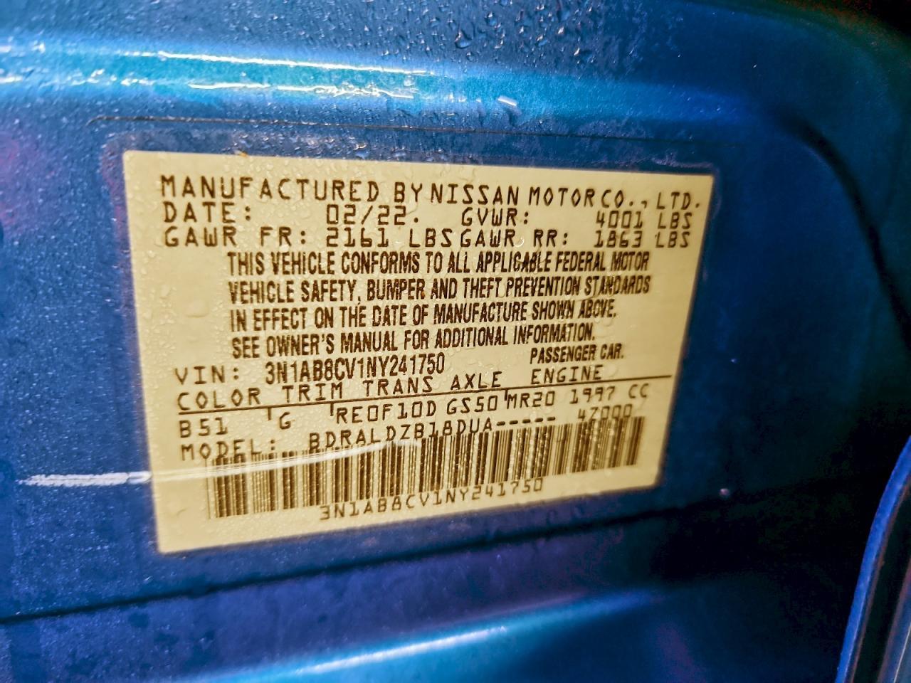 2022 Nissan Sentra Sv - zdjęcie 13