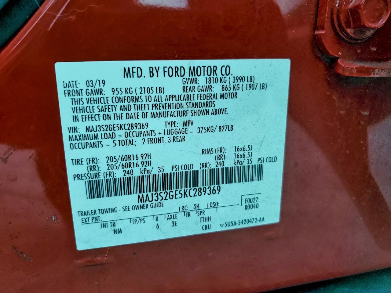 2019 Ford Ecosport Se - zdjęcie 13