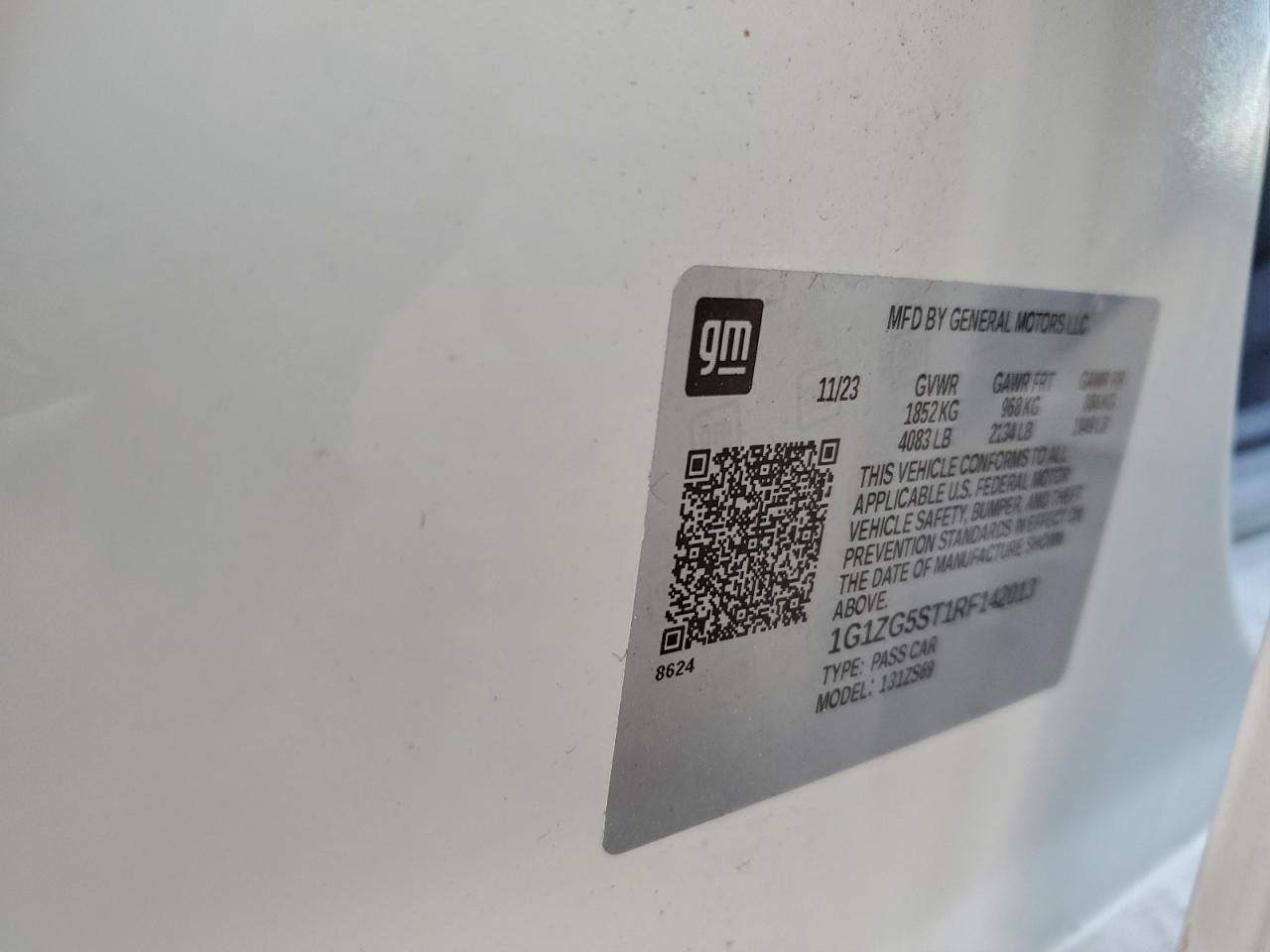 2024 Chevrolet Malibu Rs - zdjęcie 12