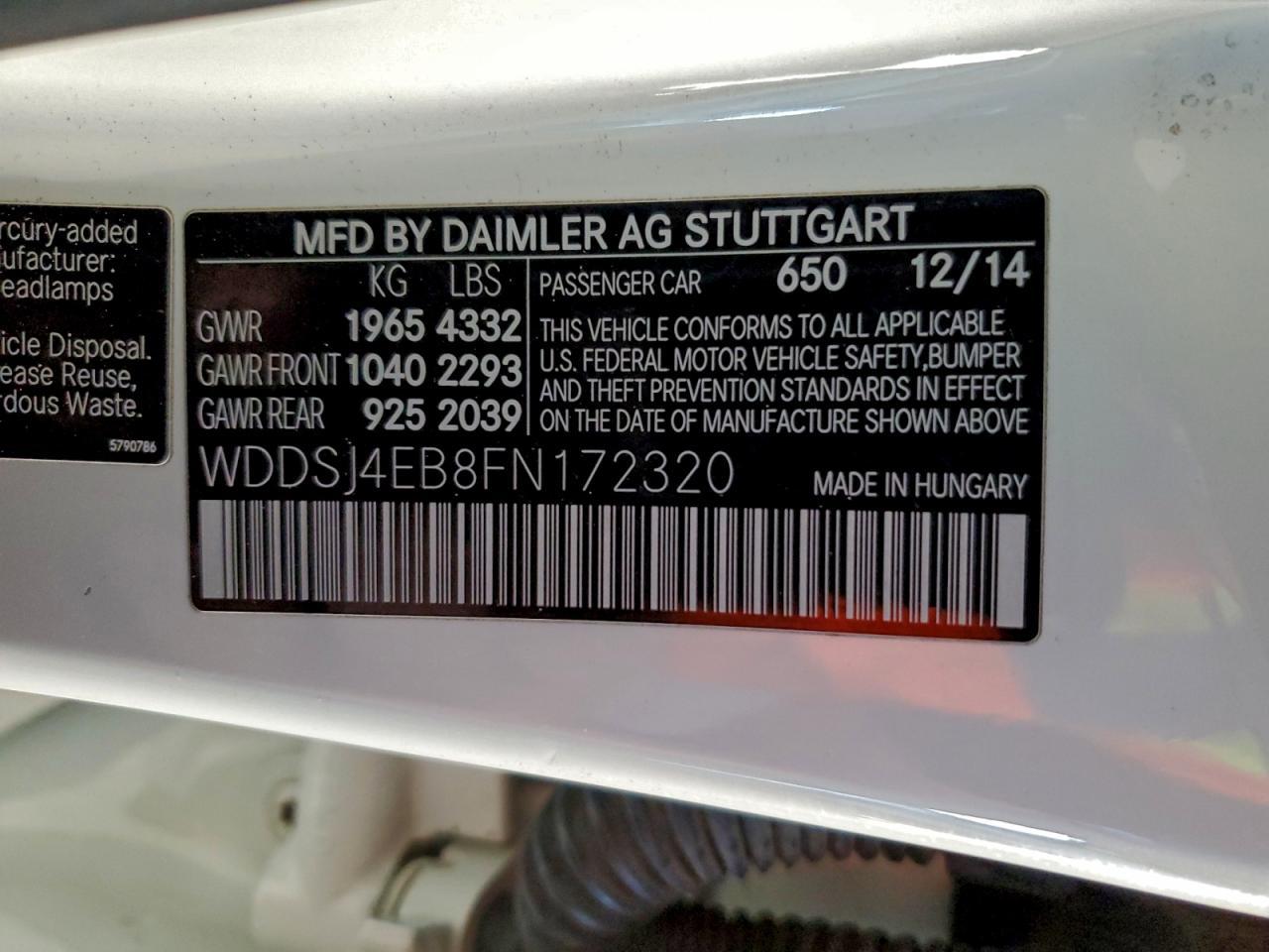 2015 Mercedes-Benz Cla 250 - zdjęcie 12