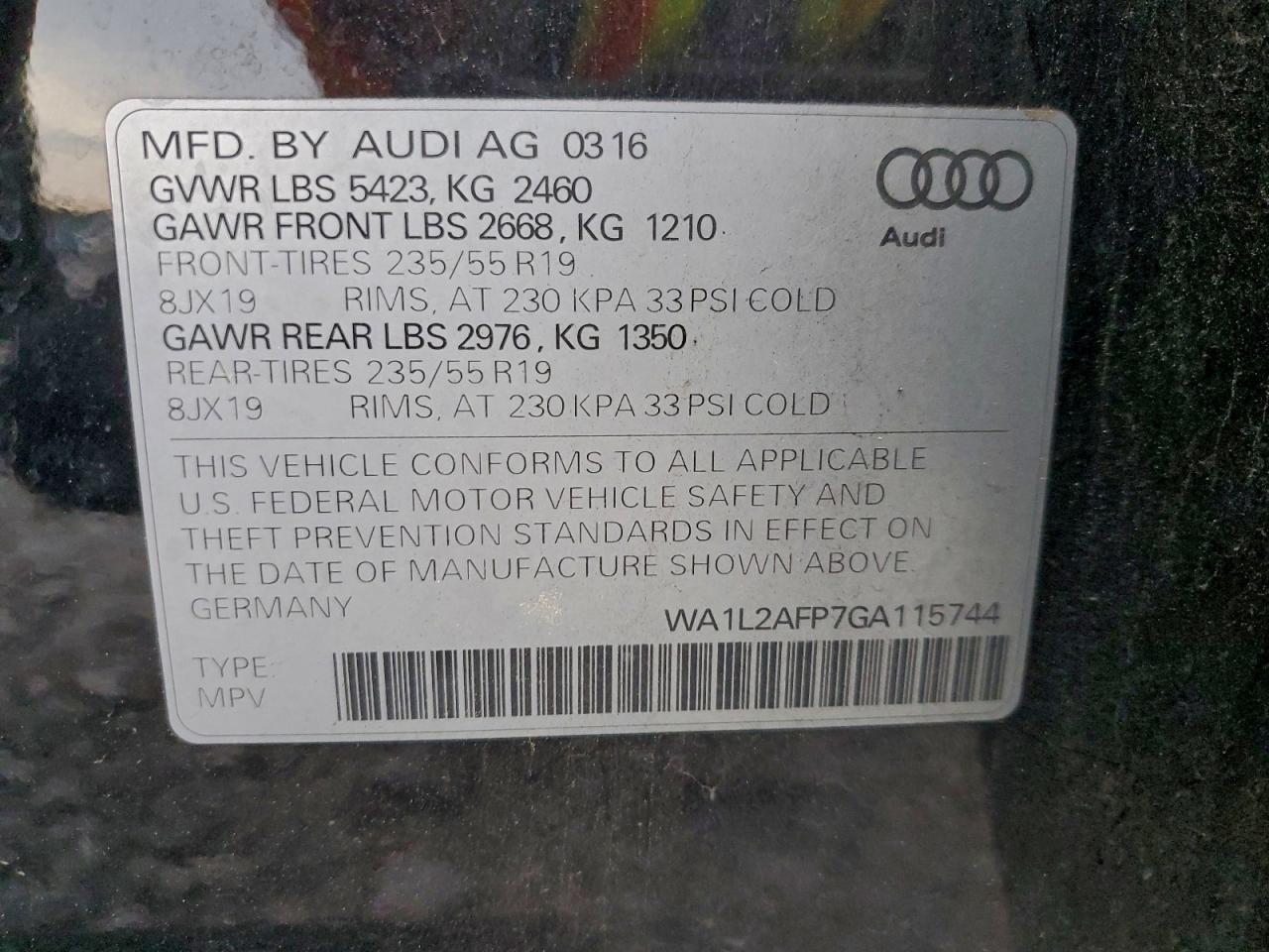 2016 Audi Q5 Premium Plus - zdjęcie 14