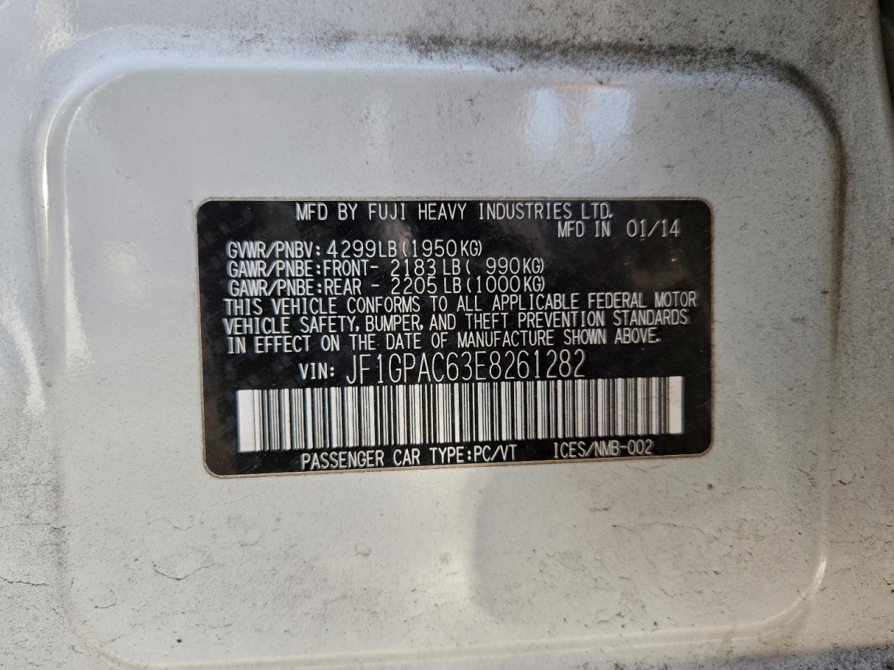 2014 Subaru Impreza Premium - zdjęcie 12