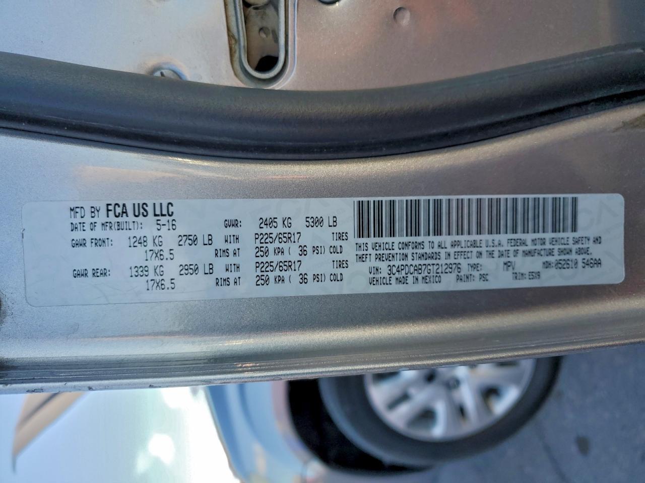 2016 Dodge Journey Se - zdjęcie 13