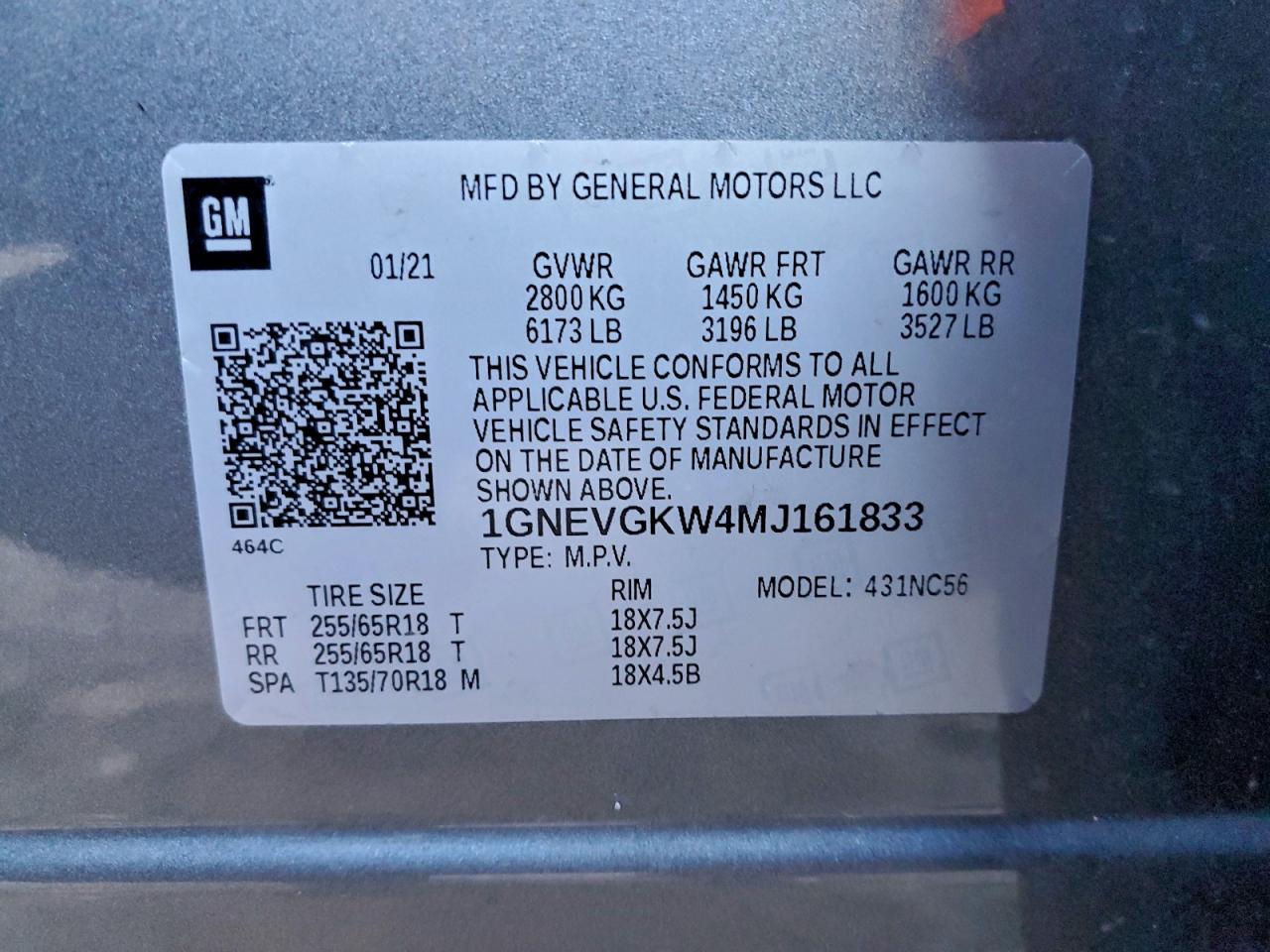 2021 Chevrolet Traverse Lt - zdjęcie 13