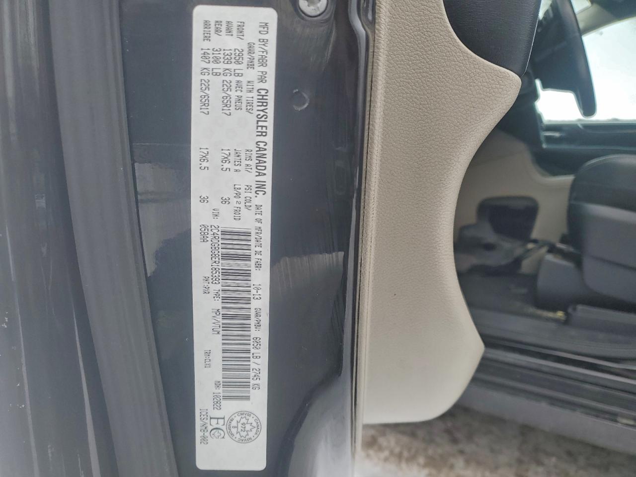 2014 Dodge Grand Caravan Se - zdjęcie 14